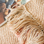 Cotton Braided Tassels Area Rugs  | Washable Kitchen Rugs