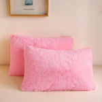 Faux Fur Velvet Duvet Cover- King , Queen , Twin