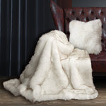 Long Hair Faux Fur Throw Blanket