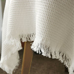 Round Table Cloth, Linen Cotton Tablecloth