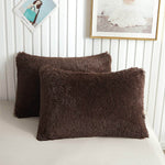 Faux Fur Velvet Duvet Cover- King , Queen , Twin