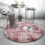 Fluffy Round Rug ,Washable Carpet ,Shaggy Throw Rug