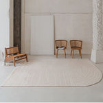 Abstract Bedroom Living Room Rug - Ivory