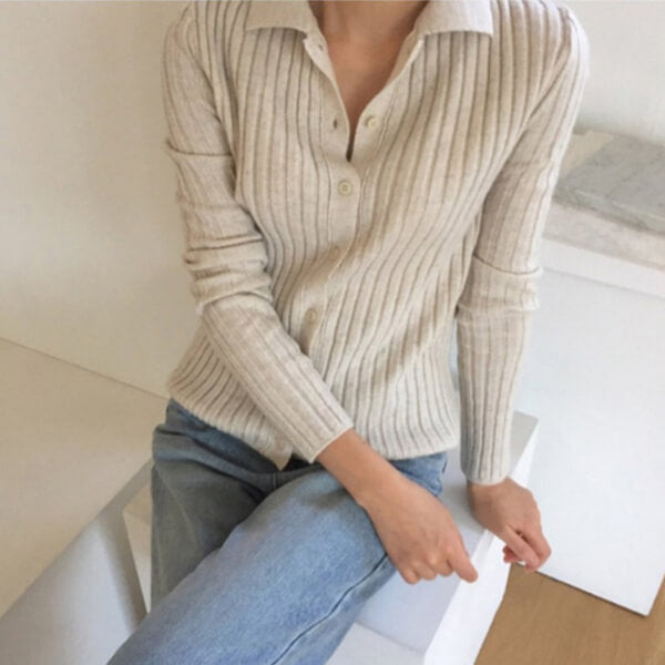 Merino Wool Ladies Cardigan Sweater