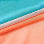 Faux Linen Ombre Sheer Curtains, 2 panels