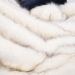 Long Hair Faux Fur Throw Blanket