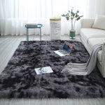 Faux Fur Carpet | Fluffy Area Rug | Gradient color blanket