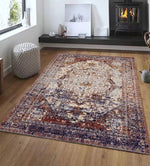 Vintage Floral Multi Area Rug