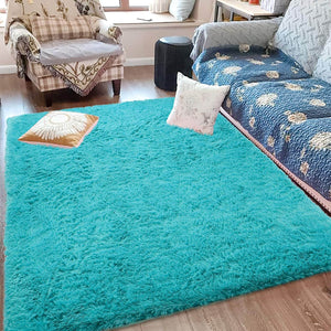 Fluffy Soft Room Area Rug - Indoor Home Living Room Floor Carpet
