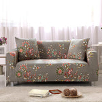 Stretch Stylish Box Cushion Sofa Slipcover , Printed Couch Covers