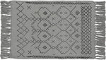 Woven Cotton Throw Rug 2'x4.3', Tassel Rug for Kitchen Laundry Doorway Bedroom