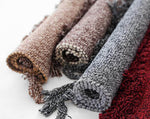 Woven Cotton Area Rug , Floor Mat , Shabby Rag Throw Rug