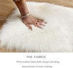Soft Faux Sheepskin Area Rugs