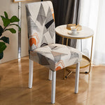 Pattern Stretch Dining Chair Covers, Chair Slipcover