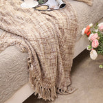 Bohemian Cotton Throw Blanket