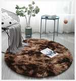 Round fur Carpet | Fluffy Area Rug