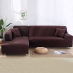 Velvet Stretch Sofa Slipcover, Soft Anti-Slip