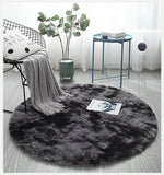 Round fur Carpet | Fluffy Area Rug