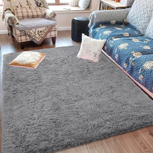 Fluffy Soft Room Area Rug - Indoor Home Living Room Floor Carpet