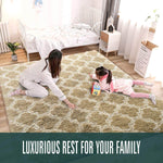 Area Rugs - Shaggy Patterned Fluffy Carpets - Fuzzy Mats