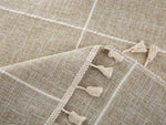 Large Round Tablecloth With Tassels