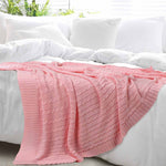 Cotton Knitted Nap Blanket