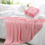 Cotton Knitted Nap Blanket