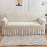 Seersucker Washed Cotton Universal Sofa Couch & Cushion Covers