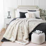 Long Hair Faux Fur Throw Blanket