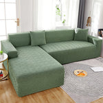 Super Stretch Sectional Geometrical Sofa Cover