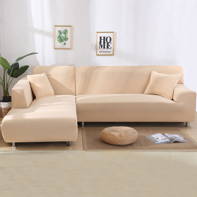 Anti-Slip Sectional Couch Cover, Milk Velvet Sofa Slipcover – sweaterpicks