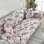 Stretch Stylish Box Cushion Sofa Slipcover , Printed Couch Covers