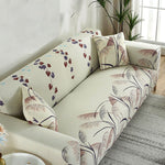 Stretch Stylish Box Cushion Sofa Slipcover , Printed Couch Covers