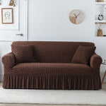 Seersucker Washed Cotton Universal Sofa Couch & Cushion Covers