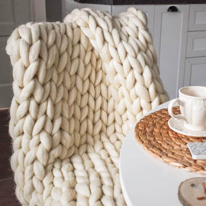 Handmade Chunky Knit Blanket