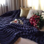 Handmade Chunky Knit Blanket