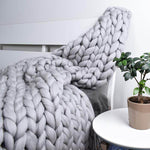 Handmade Chunky Knit Blanket
