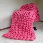 Handmade Chunky Knit Blanket