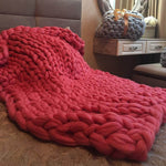 Handmade Chunky Knit Blanket