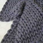 Handmade Chunky Knit Blanket