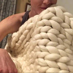 Handmade Chunky Knit Blanket