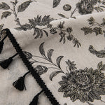 Cotton Linen Window Curtains, 1 Pair