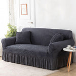 Seersucker Washed Cotton Universal Sofa Couch & Cushion Covers