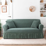 Seersucker Washed Cotton Universal Sofa Couch & Cushion Covers