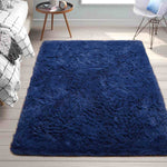 Fluffy Area Rug | Round Living Room Rugs