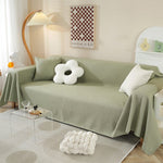 Soft Thick Chenille Couch Throw Cover , Couch Cushion Cover Dog Furniture Protector for Living Room