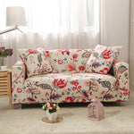Stretch Stylish Box Cushion Sofa Slipcover , Printed Couch Covers