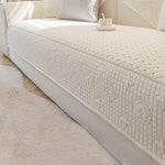 Soft Cotton Minimalist Non-Slip Sofa Cover , Washable Cushion , Furniture Protector