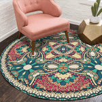 Bohemia Round Rug, Yoga Rug