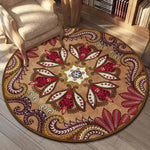 Bohemia Round Rug, Yoga Rug